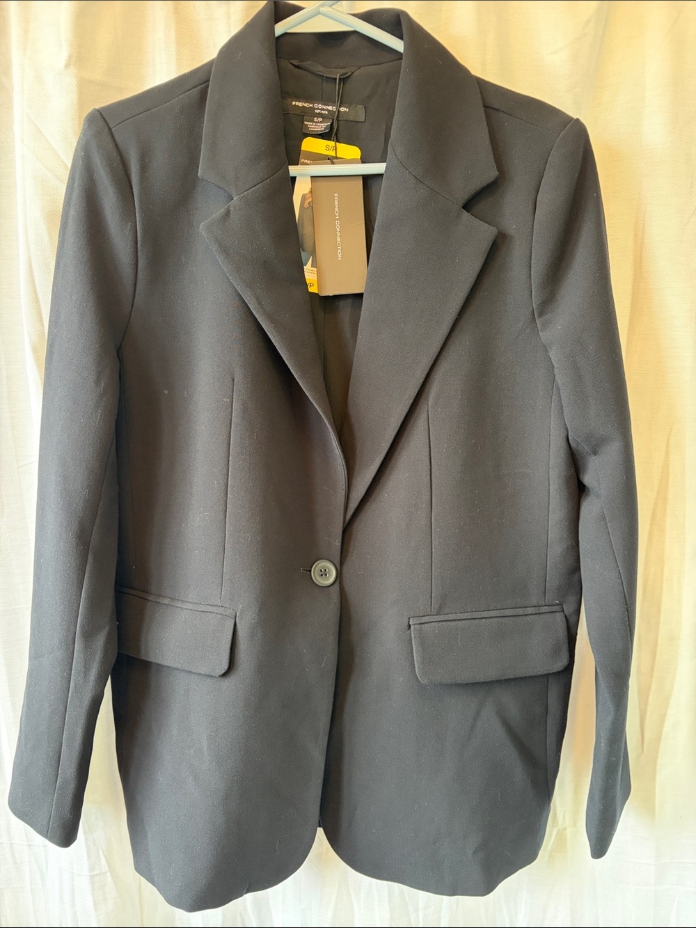 French Connection Black Single-Button Blazer